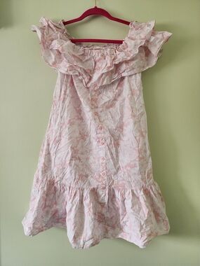 Lisa Marie Fernandez X Target Ruffle Off-Shoulder Dress